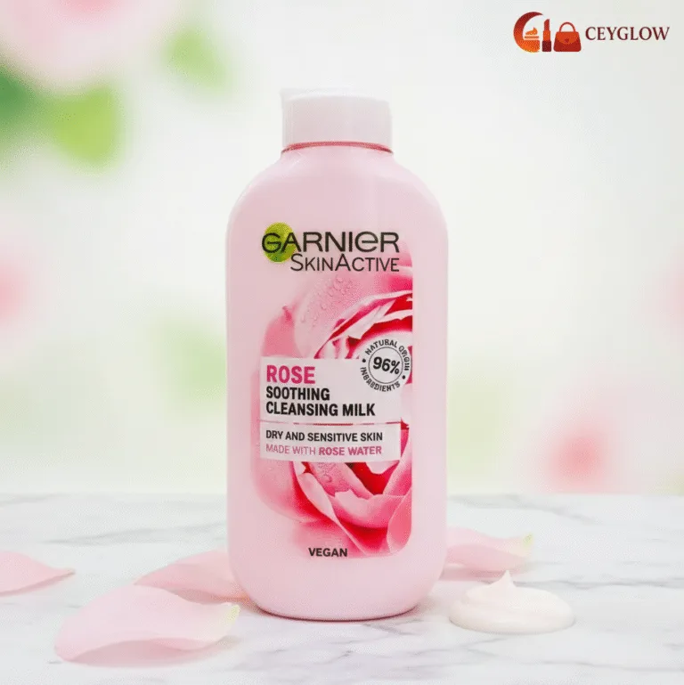 Garnier Rose Soothing Cleansing Milk 200ml | Dry & Sensitive Skin