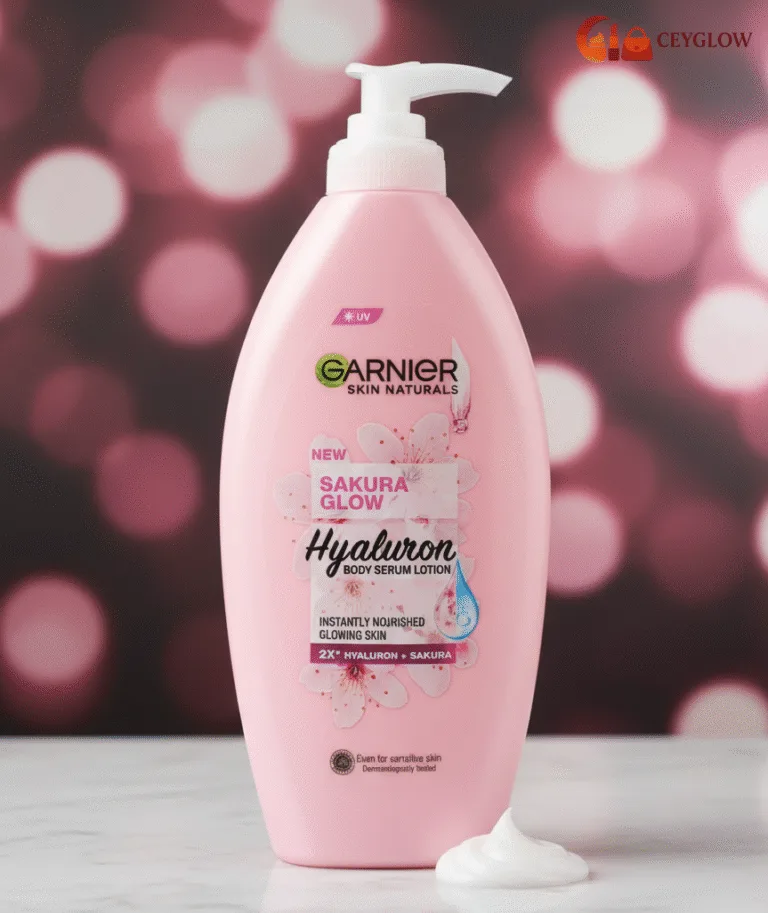 Garnier Sakura Glow Body Serum Lotion 400ml | Radiant Pinkish Glow