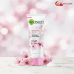 Garnier Sakura Glow Hyaluron Face Wash 100ml hydrating and brightening cleanser