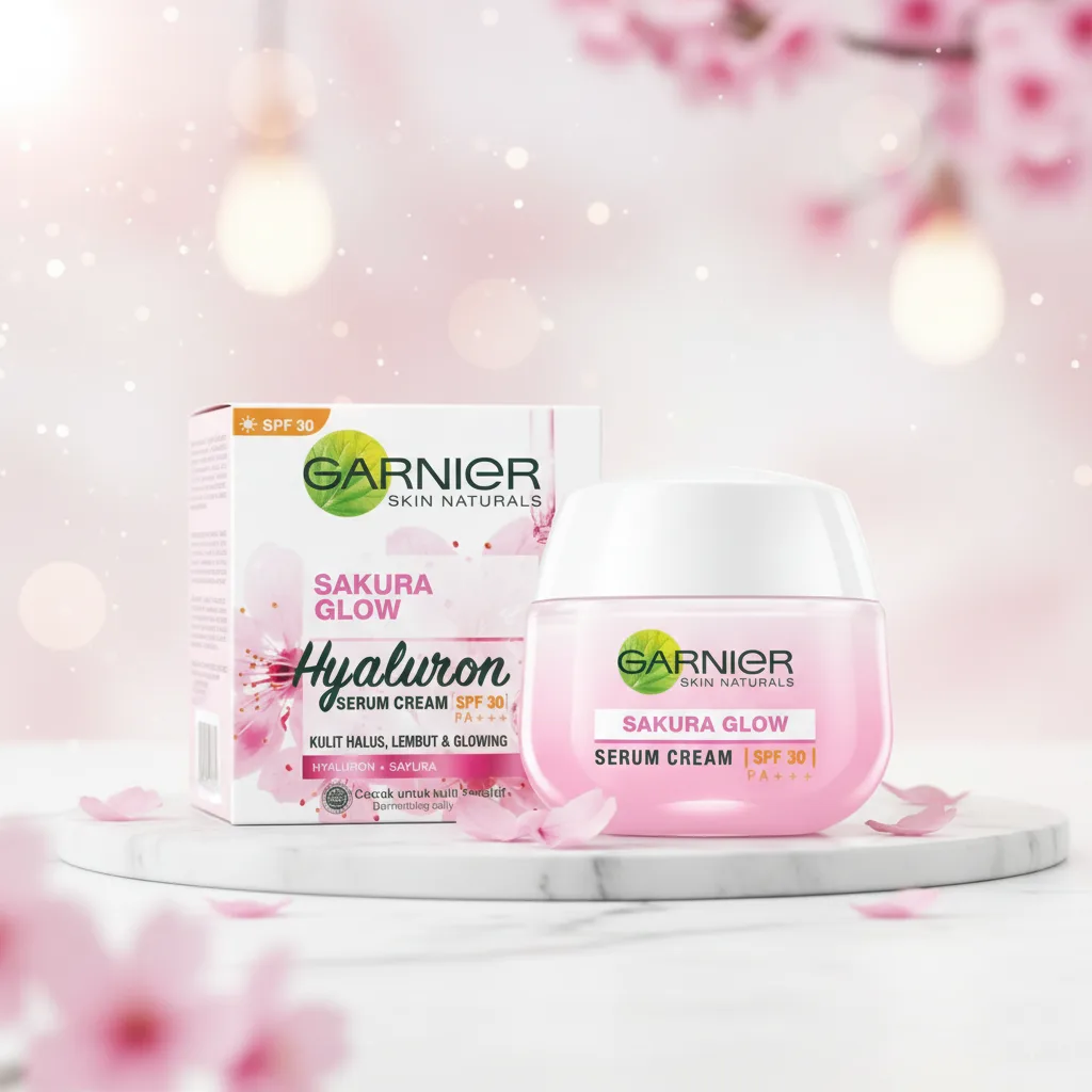 Garnier Sakura Glow Serum Cream SPF 30 | Brightening & UV Protection Garnier Sakura Glow Serum Cream SPF 30 | Brightening & UV Protection