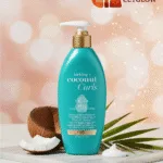 OGX Locking + Coconut Curls Air Dry Cream (177ml) – Define Curls Without Heat