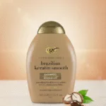 OGX Ever Straightening + Brazilian Keratin Smooth Shampoo (385ml) – Smooth, Sleek & Frizz-Free