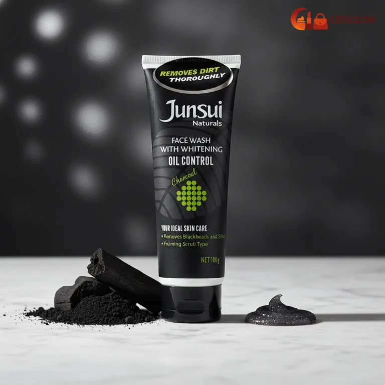 Junsui Naturals Charcoal Face Wash 100g | Whitening & Oil Control