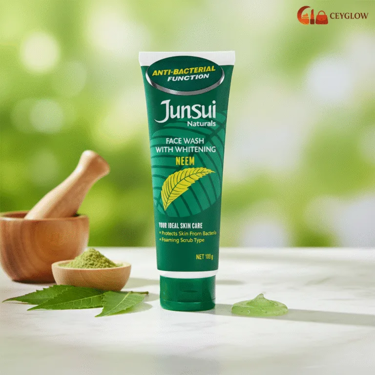 Junsui Neem Face Wash 100g | Whitening, Oil Control & Blackhead Removal