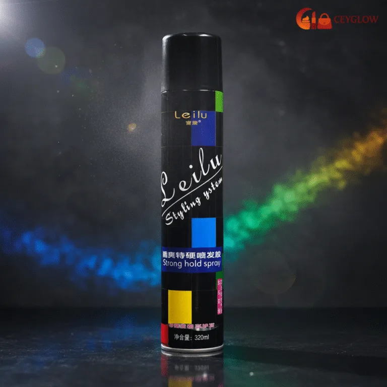 Leilu Hair Spray 320ml | Strong Hold, Anti-Frizz & Nourishing