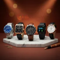 Diverse collection of men's watches, smartwatches, and chronographs available at Ceyglow Sri Lanka