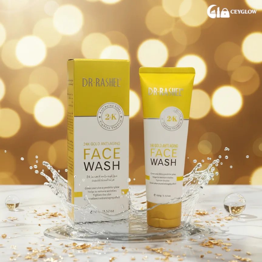 dr-rashel-24k-gold-anti-aging-face-wash-100g-wrinkle-removal-ceyglow-sri-lanka Dr. Rashel 24K Gold Anti-Aging Face Wash 100g for wrinkle removal, skin tightening, and radiance available at Ceyglow Sri Lanka.