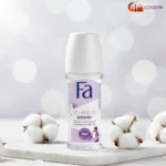 Fa Invisible Power Anti-Perspirant Roll-On 50ml with Powdery Cotton scent and anti-stain formula available at Ceyglow Sri Lanka.