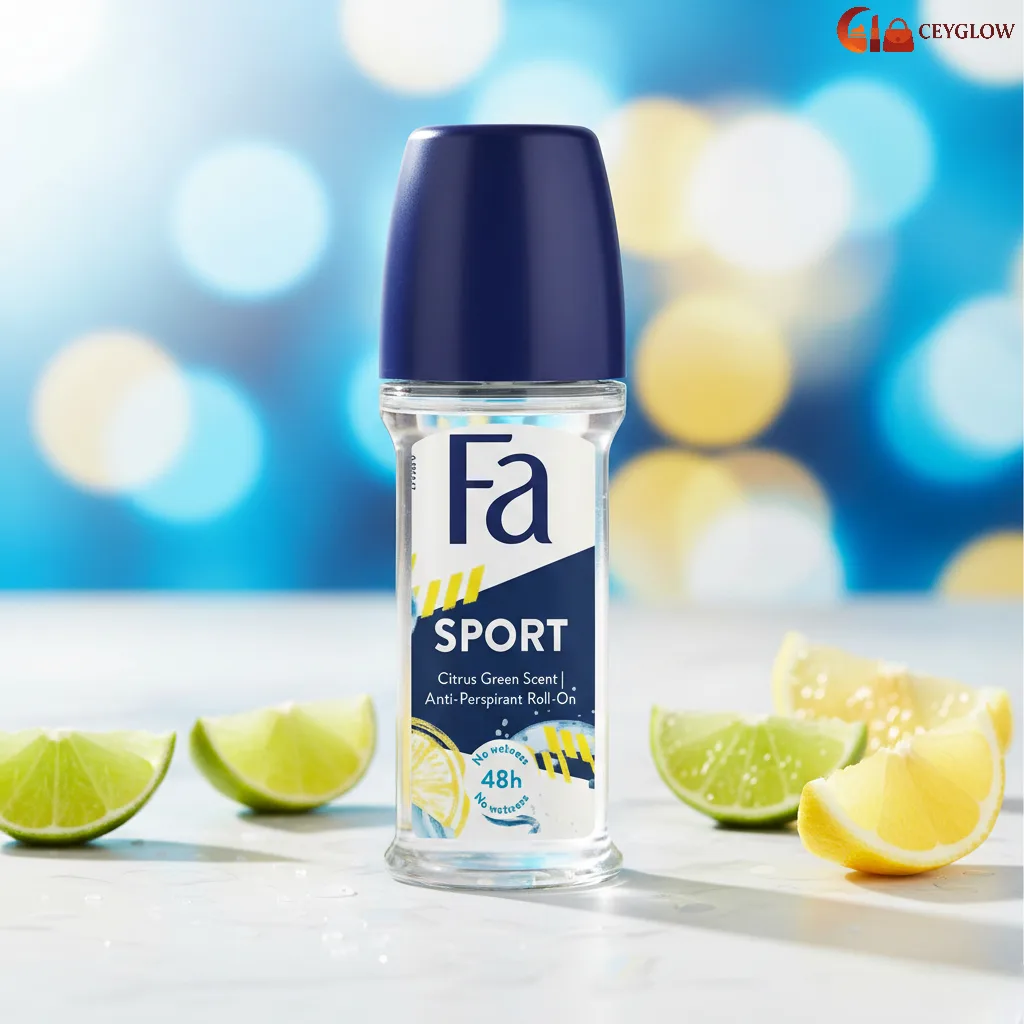 fa-sport-anti-perspirant-roll-on-50ml-citrus-green-ceyglow-sri-lanka Fa Sport Anti-Perspirant Roll-On 50ml with invigorating Citrus Green scent and 48H protection available at Ceyglow Sri Lanka.