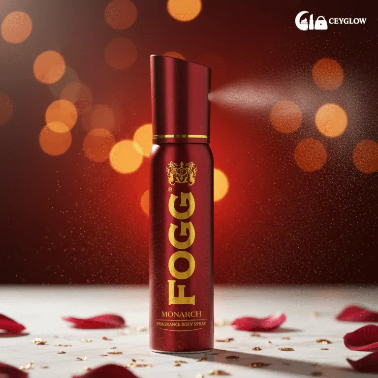 Fogg Monarch Fragrance Body Spray 120ml no gas perfume for men with spicy and woody scent available at Ceyglow Sri Lanka