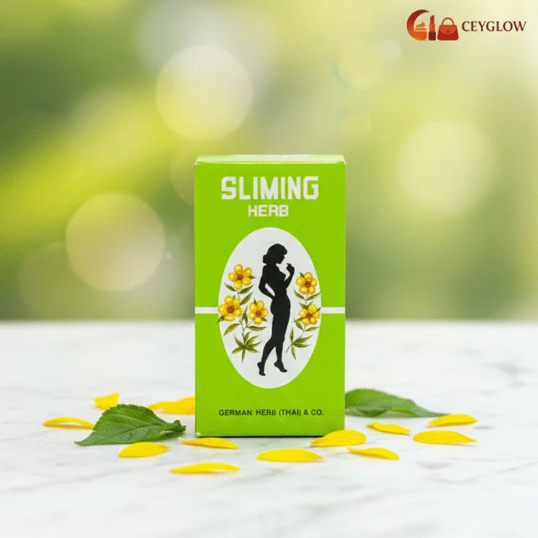 German Herb Sliming Herb Tea 50 Tea Bags for weight management and internal cleansing available at Ceyglow Sri Lanka.