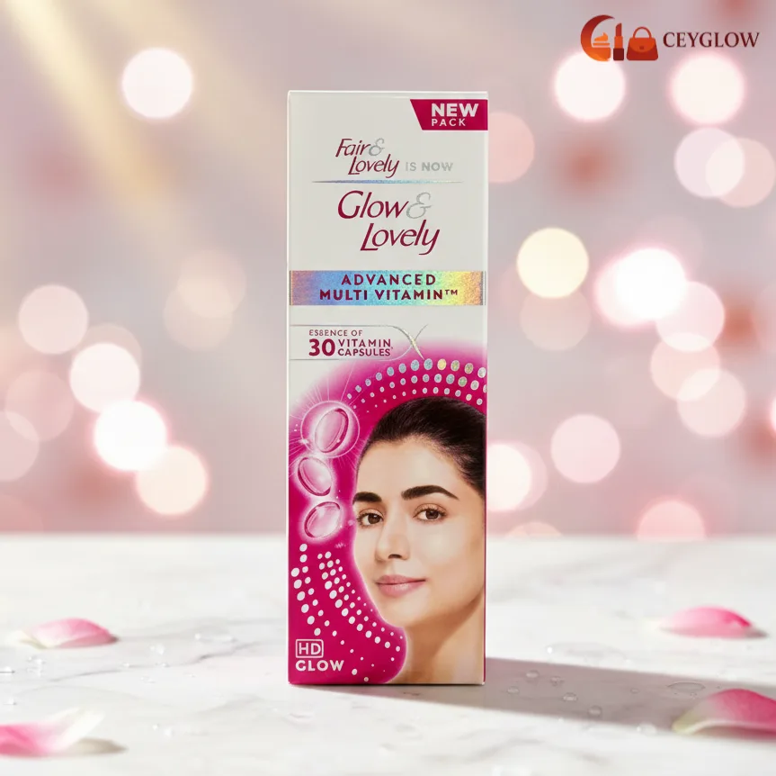 glow-and-lovely-advanced-multivitamin-cream-hd-glow-ceyglow-sri-lanka Glow & Lovely Advanced Multi Vitamin Face Cream box (formerly Fair & Lovely) with HD Glow available at Ceyglow Sri Lanka