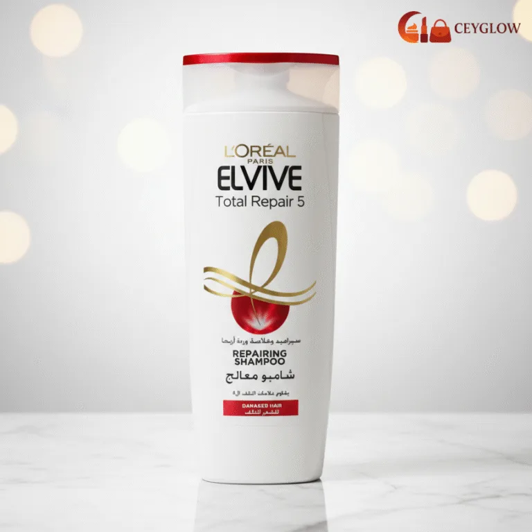L'Oréal Paris Elvive Total Repair 5 Repairing Shampoo with Pro-Keratin and Ceramide for damaged hair available at Ceyglow Sri Lanka.