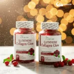 Nature Glow Glutathione Collagen Glow Gummies Cranberry Flavor 60 count bottle available at Ceyglow Sri Lanka