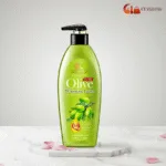 Roushun Pure Olive Whitening Lotion 400ml with Olive Extract, Q10, and Collagen for skin brightening available at Ceyglow Sri Lanka.
