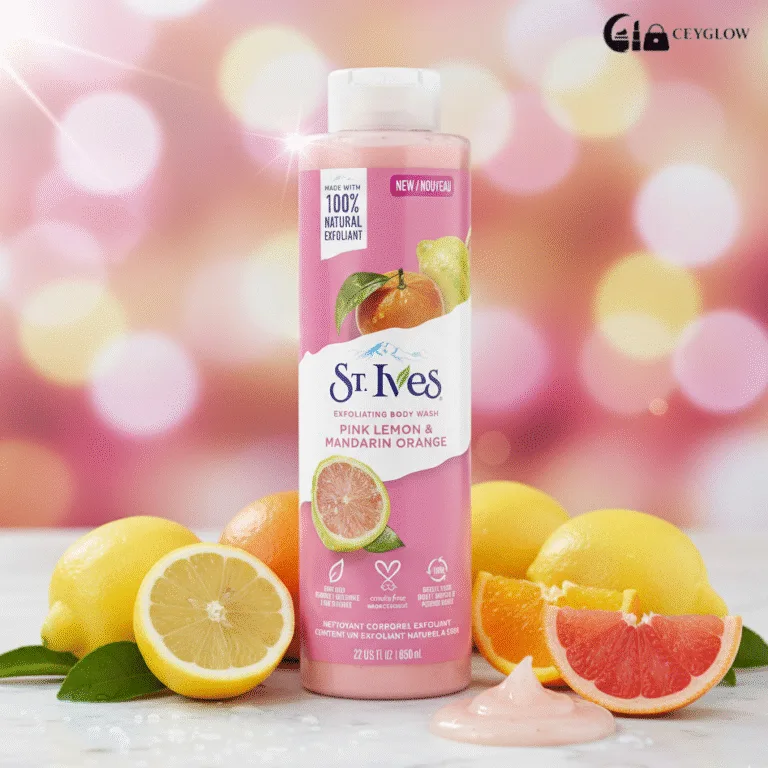 St. Ives Exfoliating Body Wash Pink Lemon and Mandarin Orange 650ml available at Ceyglow Sri Lanka
