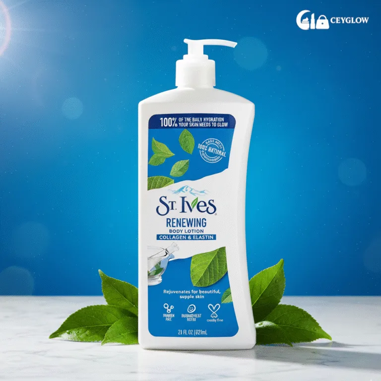 St. Ives Renewing Body Lotion with Collagen and Elastin 621ml bottle available at Ceyglow Sri Lanka.