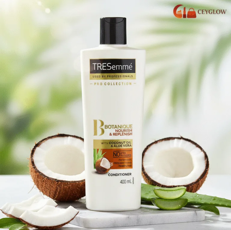 TRESemmé Botanique Nourish and Replenish Conditioner 400ml with Coconut Oil and Aloe Vera available at Ceyglow Sri Lanka.