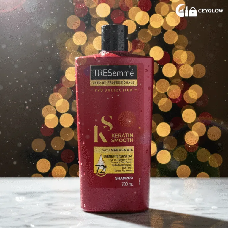 TRESemmé Keratin Smooth Shampoo 700ml with Marula Oil for frizz control available at Ceyglow Sri Lanka