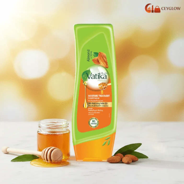 Vatika Naturals Moisture Treatment Conditioner 400ml with Almond and Honey available at Ceyglow Sri Lanka.