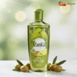 Vatika Naturals Olive Enriched Hair Oil 200ml with Almond and Lemon available at Ceyglow Sri Lanka.