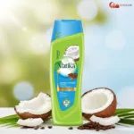 Vatika Naturals Volume and Thickness Shampoo 400ml with Coconut and Castor oil available at Ceyglow Sri Lanka.