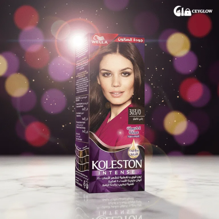 Wella Koleston Intense Hair Color Dark Brown 303/0 box with Argan Oil treatment available at Ceyglow Sri Lanka