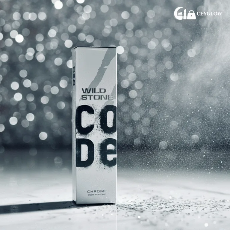 Wild Stone Code Chrome Body Perfume 120ml box with citrus and woody scent available at Ceyglow Sri Lanka