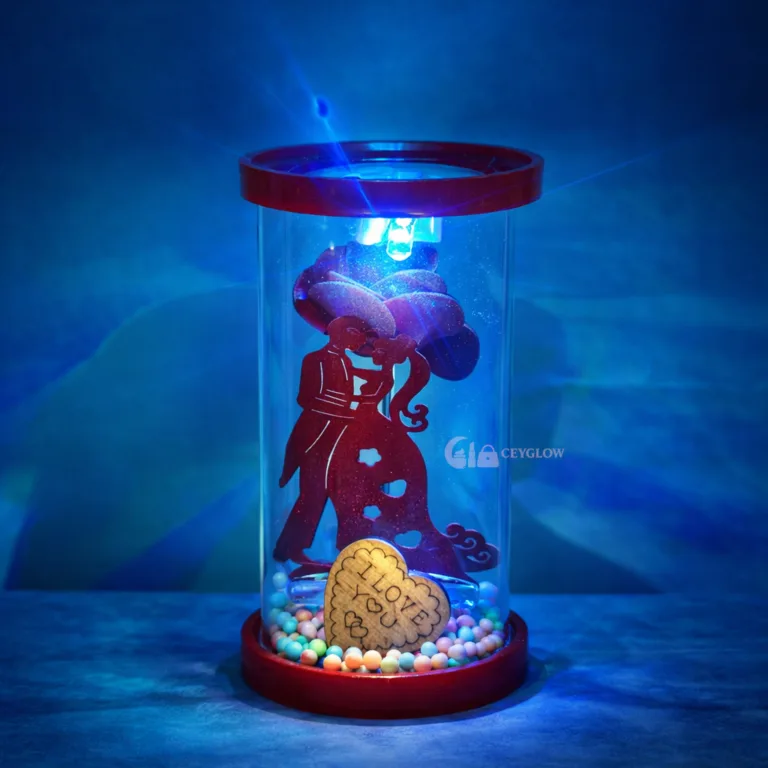 LED Love Couple Valentine Gift featuring a romantic couple design and soft glowing lights