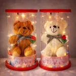 LED Teddy Bear Valentine Gift, a charming decorative showpiece