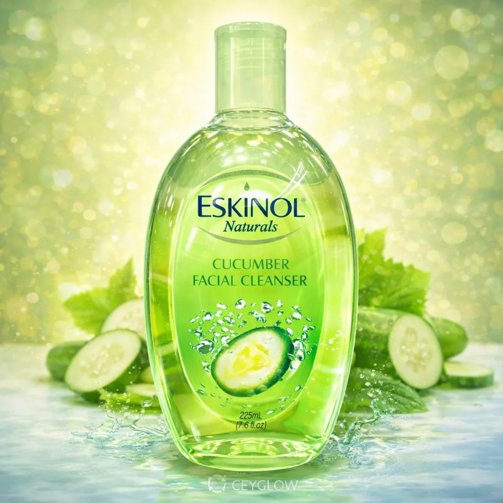 Eskinol Naturals Cucumber Facial Cleanser 225ml with Vitamin A and E